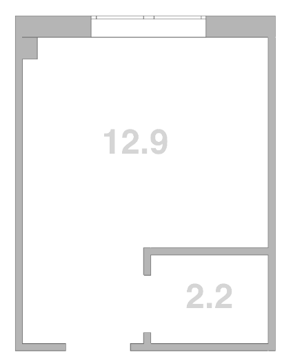 Объект, 15.2 м², 2/2 этаж, ЖК «Жемчужина Мысхако»