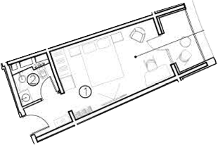Студия, 20.3 м², 7/11 этаж, ЖК «ГК Livingston Grand Resort&Spa»