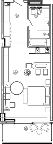 Продается 1-комн. квартира, 46.8 м²