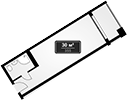 Студия, 30 м², 11/11 этаж, ЖК «Гостиничный комплекс GRAND Marine Garden 5»