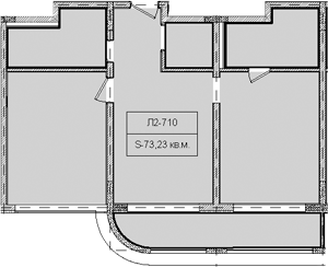 Объект, 73.23 м², 7/8 этаж, ЖК «Гостиничный комплекс Royal Beach Sochi»