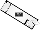 Студия, 30 м², 11/11 этаж, ЖК «Гостиничный комплекс GRAND Marine Garden 5»