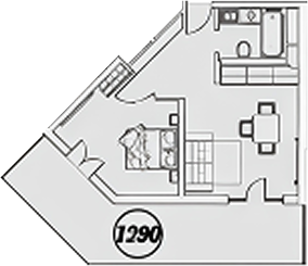 2-комн., 64 м², 1/9 этаж, ЖК «ГК Сан Гарден Хотел&СПА»