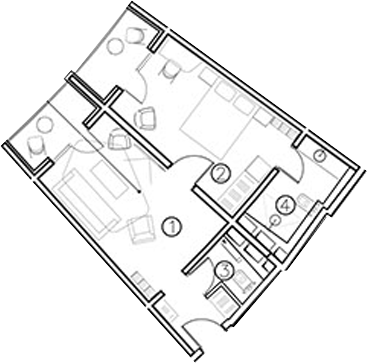 2-комн., 40.1 м², 10/11 этаж, ЖК «ГК Livingston Grand Resort&Spa»