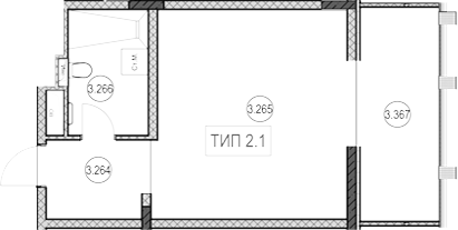 Студия, 30.8 м², 2/9 этаж, ЖК «ГК Сан Гарден Хотел&СПА»
