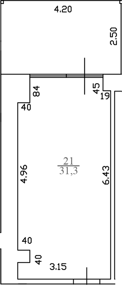 Продается 1-комн. квартира, 31.3 м²