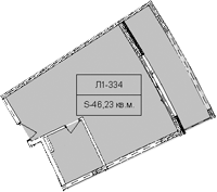 Объект, 46.23 м², 3/6 этаж, ЖК «Гостиничный комплекс Royal Beach Sochi»