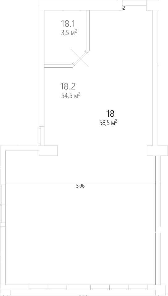 Объект, 83.5 м², 3/6 этаж, ЖК «Апартаментный комплекс Морской каскад»