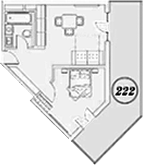 2-комн., 64.3 м², 2/9 этаж, ЖК «ГК Сан Гарден Хотел&СПА»