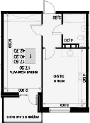 1-комн., 38.5 м², 6/7 этаж, ЖК «История»