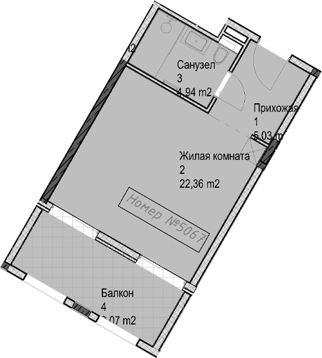 Продается 1-комн. квартира, 32.3 м²