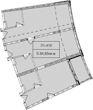Объект, 84.65 м², 4/6 этаж, ЖК «Гостиничный комплекс Royal Beach Sochi»