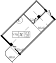 Студия, 27.31 м², 7/10 этаж, ЖК «Лучи»