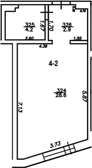 Студия, 35.7 м², 4/4 этаж, ЖК «The Manor»