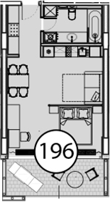 Студия, 54.7 м², 4/9 этаж, ЖК «Гостиничный комплекс Поляна Пик»