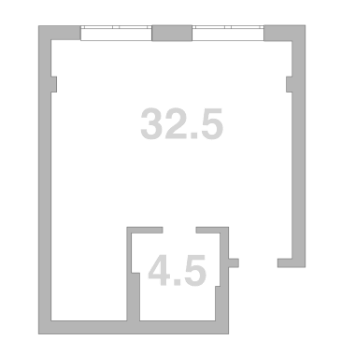 Объект, 37 м², 3/3 этаж, ЖК «Жемчужина Мысхако»