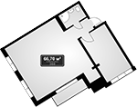Объект, 63.6 м², 8/11 этаж, ЖК «Гостиничный комплекс GRAND Marine Garden 5»