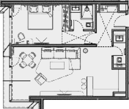 Объект, 70.8 м², 4/6 этаж, ЖК «Многофункциональный комплекс ПАРК»