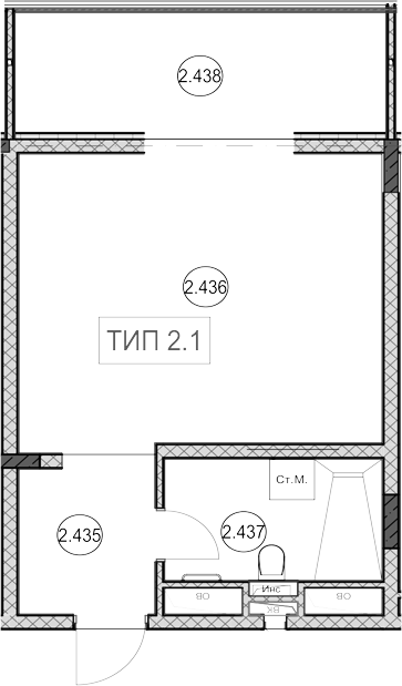 Студия, 30.8 м², 4/9 этаж, ЖК «ГК Сан Гарден Хотел&СПА»