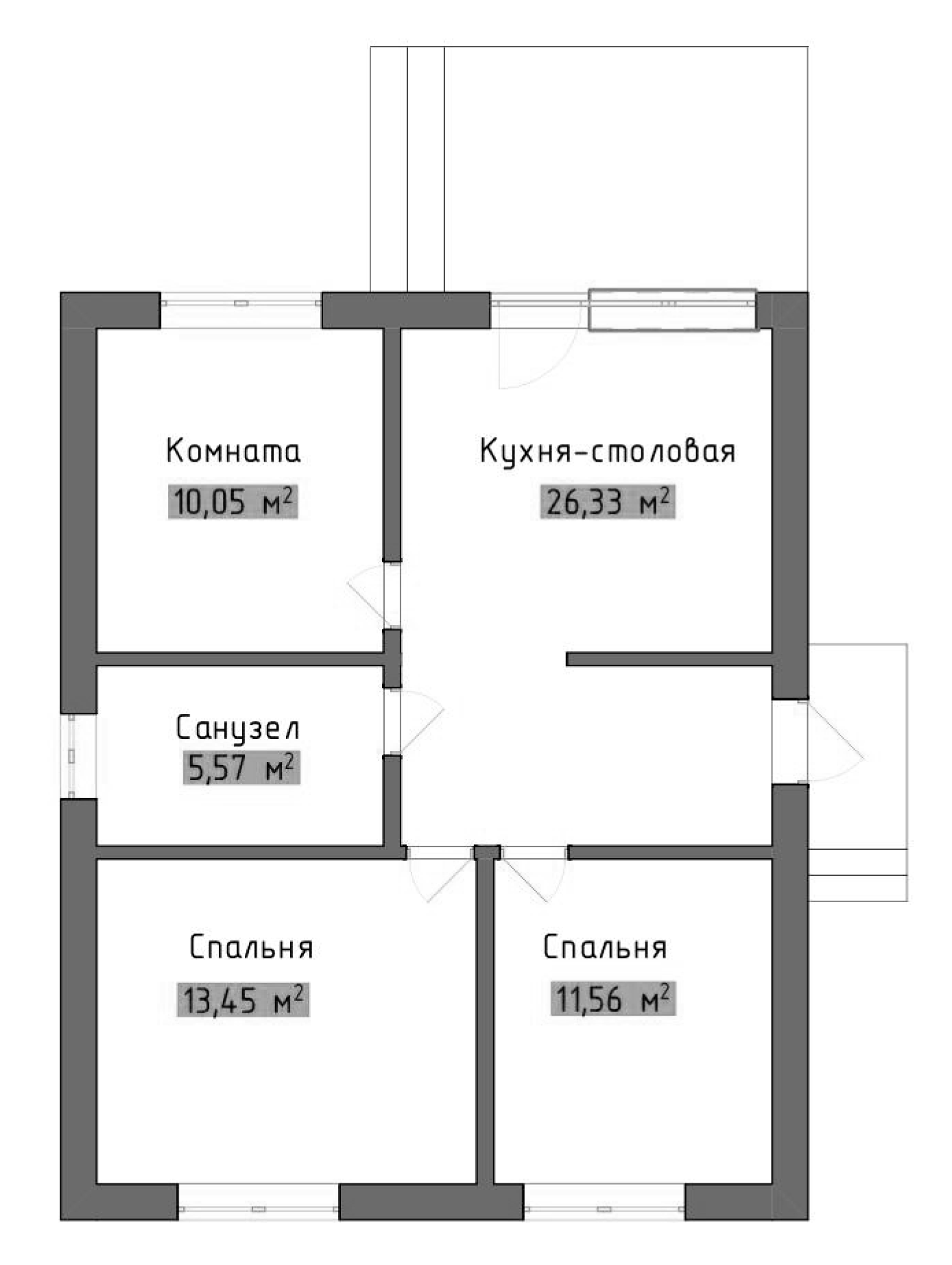 Коттедж в «Коттеджный поселок Лесное»