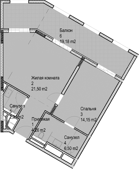 Продается 2-комн. квартира, 48.8 м²