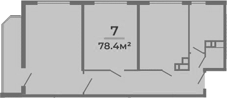 Объект, 71.7 м², 2/9 этаж, ЖК «Мореин»