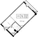 Продается 1-комн. квартира, 27.93 м²