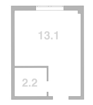 Объект, 15.3 м², 2/2 этаж, ЖК «Жемчужина Мысхако»