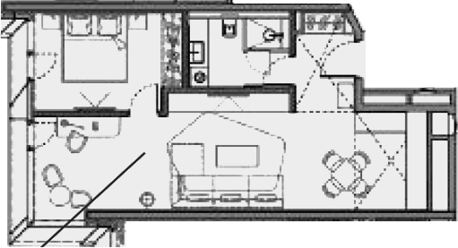 Объект, 58.8 м², 4/6 этаж, ЖК «Многофункциональный комплекс ПАРК»