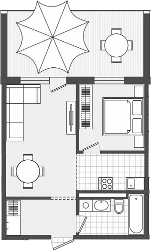 Объект, 57.6 м², 1/4 этаж, ЖК «Парк Утриш»