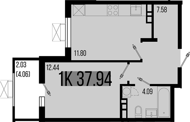 1-комн. Цветной бульвар
