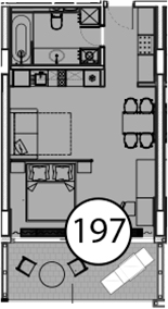 Студия, 54.7 м², 4/9 этаж, ЖК «Гостиничный комплекс Поляна Пик»