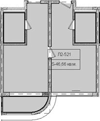Объект, 46.66 м², 5/8 этаж, ЖК «Гостиничный комплекс Royal Beach Sochi»