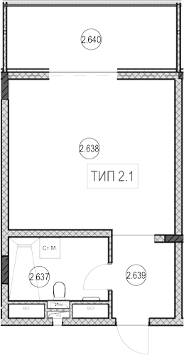 Студия, 30.8 м², 6/9 этаж, ЖК «ГК Сан Гарден Хотел&СПА»