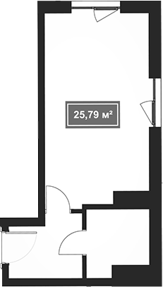 Объект, 25.79 м², 1/8 этаж, ЖК «Гостиничный комплекс Marine Garden 4»