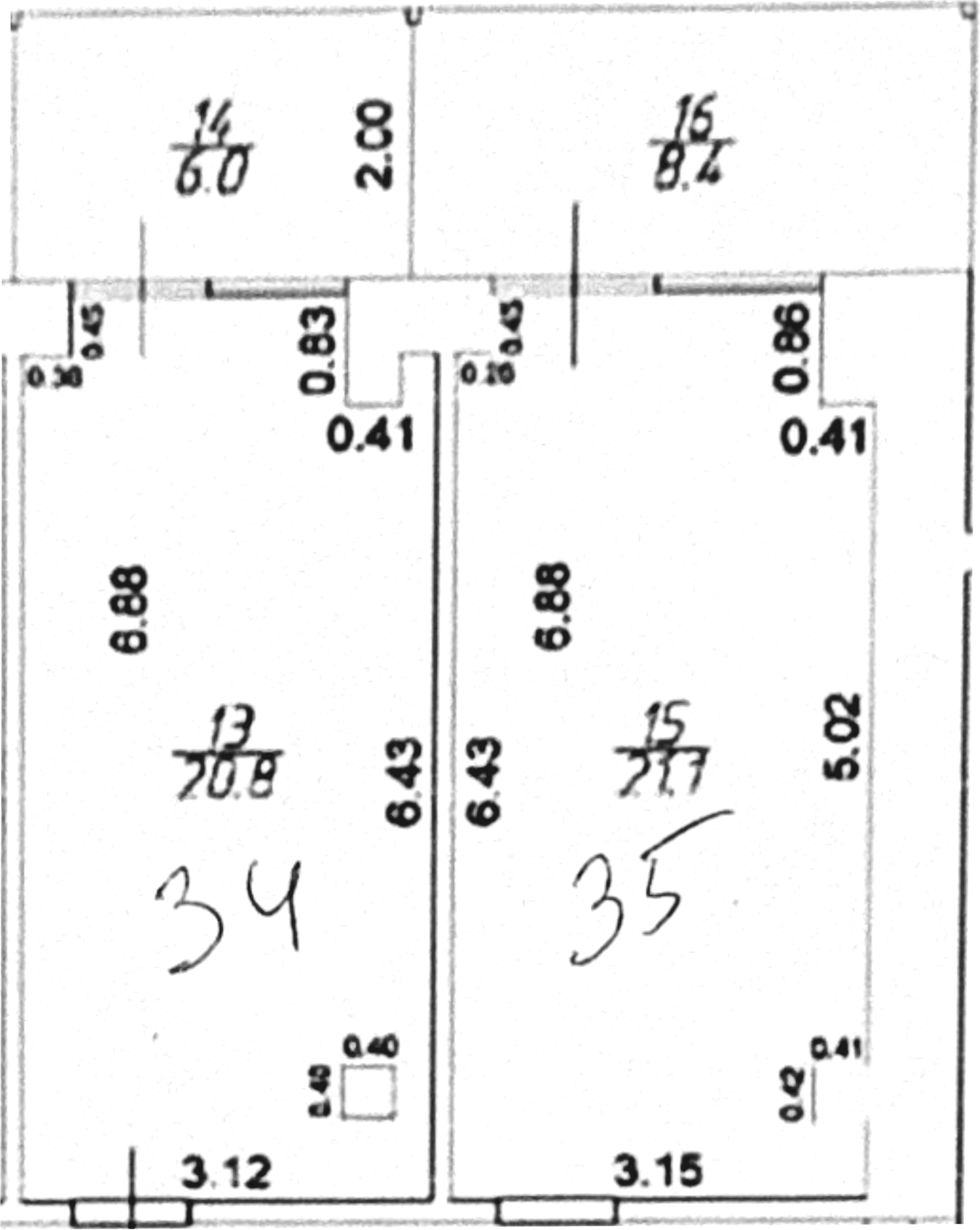 Объект, 41.9 м², 4/4 этаж, ЖК «White Village»