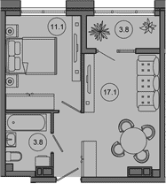 Продается 2-комн. квартира, 32 м²