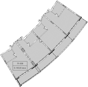 Объект, 145.83 м², 5/6 этаж, ЖК «Гостиничный комплекс Royal Beach Sochi»