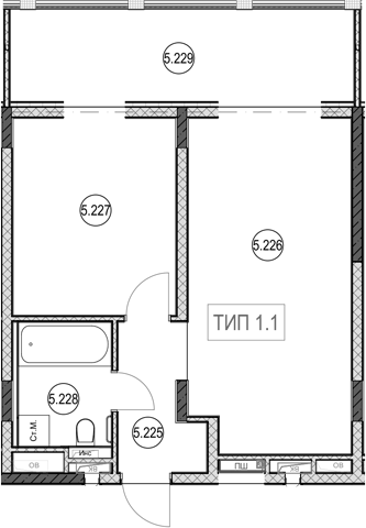 Продается 2-комн. квартира, 40.7 м²