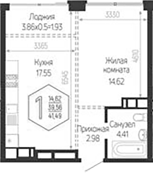 2-комн. Гарантия PRIME
