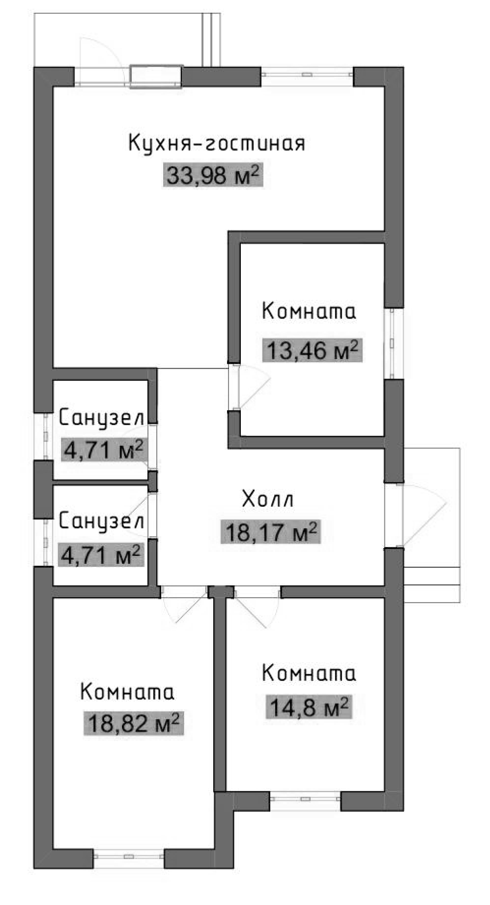 Коттедж в «Коттеджный поселок Лесное»