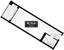 Студия, 30.1 м², 11/11 этаж, ЖК «Гостиничный комплекс GRAND Marine Garden 5»