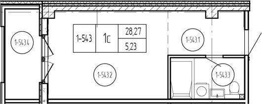 Продается 1-комн. квартира, 29.27 м²