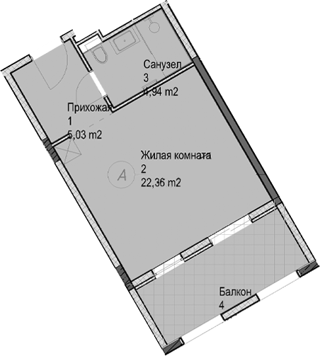 Продается 1-комн. квартира, 32.3 м²