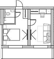 Студия, 34.8 м², 2/3 этаж, ЖК «Sun Peak»