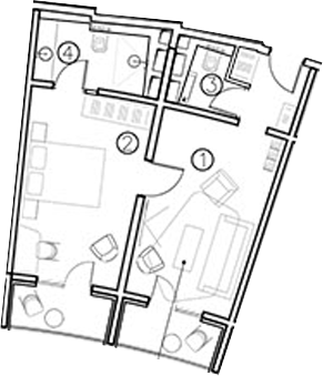 2-комн. ГК Livingston Grand Resort&Spa