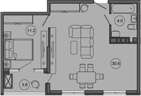 Продается 2-комн. квартира, 45.8 м²