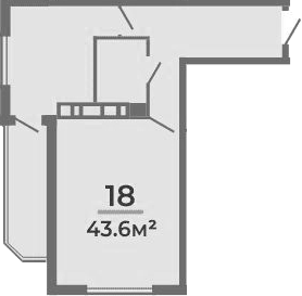 Объект, 38.3 м², 4/9 этаж, ЖК «Мореин»