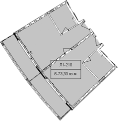 Объект, 73.3 м², 2/6 этаж, ЖК «Гостиничный комплекс Royal Beach Sochi»