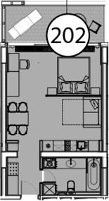 Студия, 54.2 м², 4/9 этаж, ЖК «Гостиничный комплекс Поляна Пик»